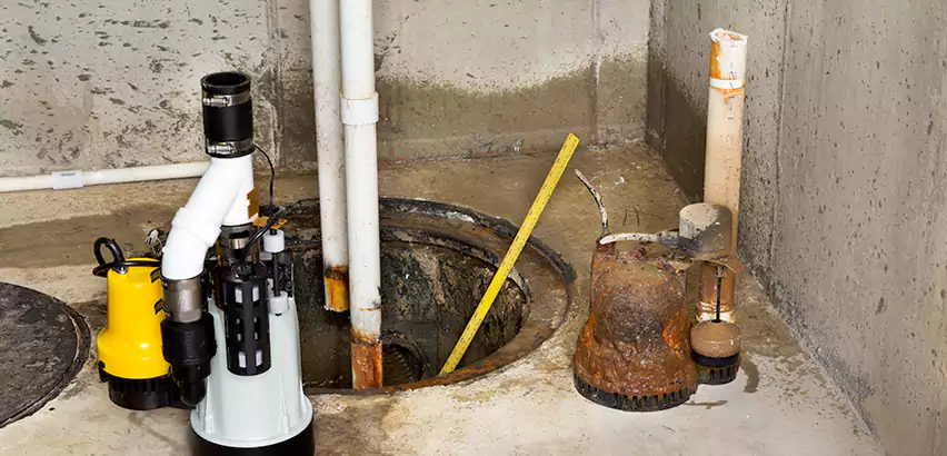 Installing Sump Pump in Finished Basement in Chamblee, GA